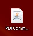 PDF Comment Extractor's Java Icon