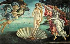 Venus (zohre). "The Birth of Venus" by Botticelli. Photo, Wikipedia
